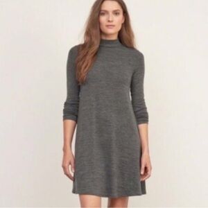 ABERCROMBIE grey heathered swing dress